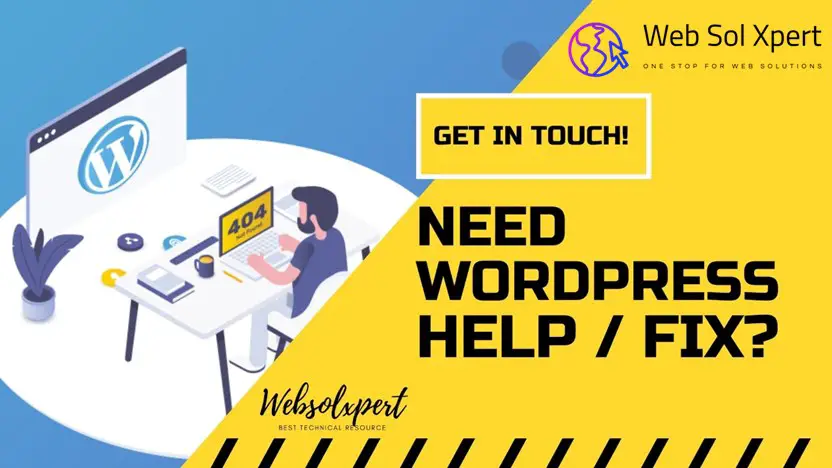 WordPress Help Support Fix Web Sol Xpert